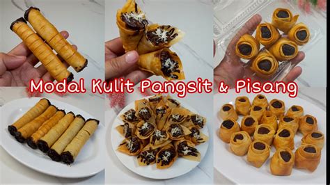 KREASI KULIT PANGSIT DAN PISANG TERBARU IDE JUALAN 1000AN RESEP