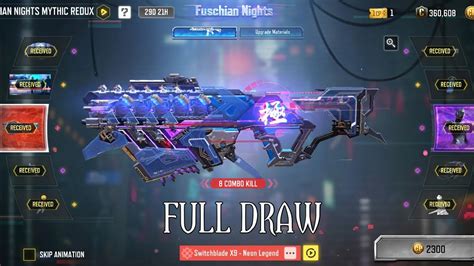 Buying Mythic SWITCHBLADE X9 NEON LEGEND Fuschian Nights Full Draw CODM