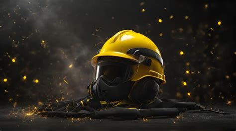 Premium AI Image | Firefighter's helmet