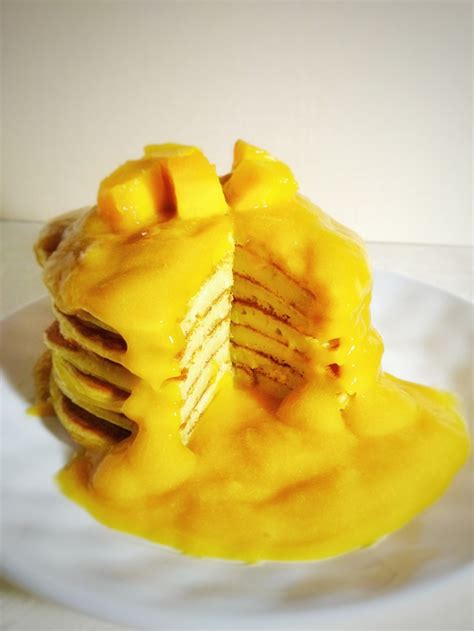 Mango Pancakes Tempting Treat