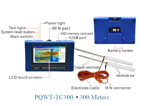 Underground TC300 PQWT Water Detector Full Automatic Mapping 300M