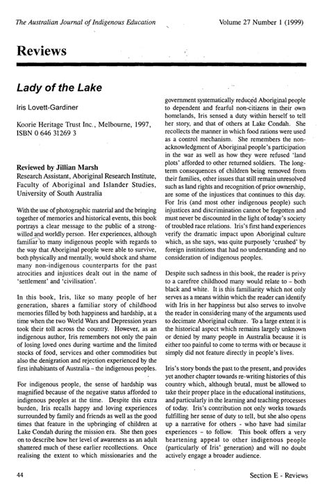 Pdf Marsh Jillian Lady Of The Lake Book Review Online