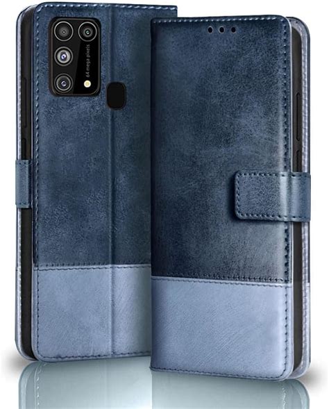 Thegiftkart Dual Color Leather Finish Samsung Galaxy M F M