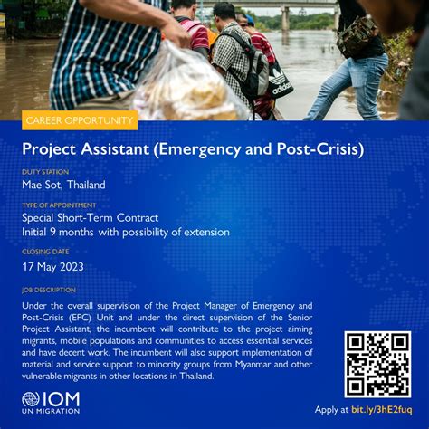 Iom Thailand On Twitter 📢 Now Hiring We Are Looking For Interested