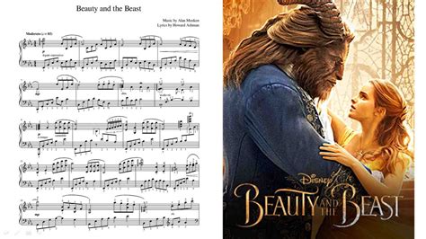 Beauty And The Beast Piano Solo Music Sheet Youtube