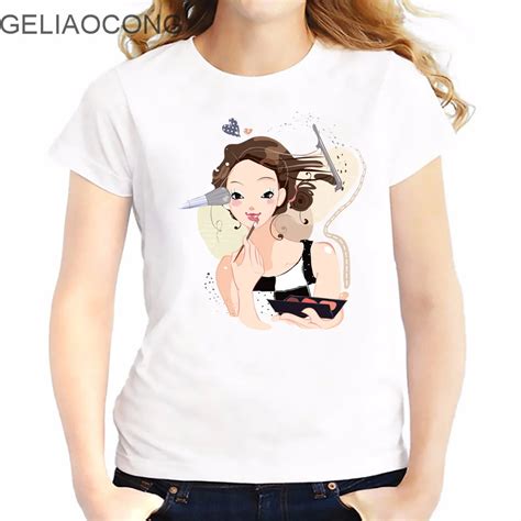 GELIAOCONG 2017 Sombra Creme Moda Feminina Red Lip Design T Shirt Para