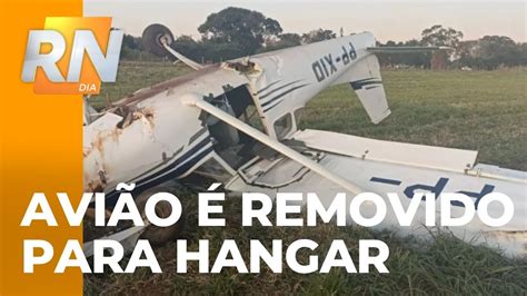 Aeronave Removida Para Hangar E Cenipa Investiga Youtube