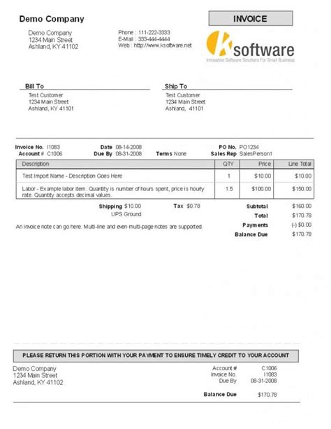 Late Payment Invoice Template Best Template Ideas