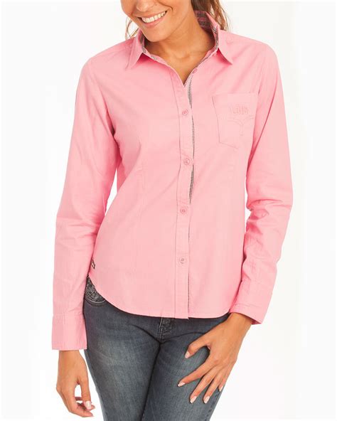 Camisa Rosa Mujer Blusa Mujer Lois Manga Larga