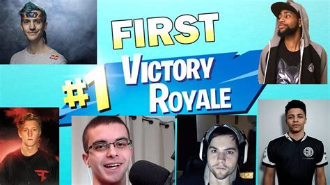 Fortnite Streamers First Victory Royale Ft Ninja Tfue Nick Eh