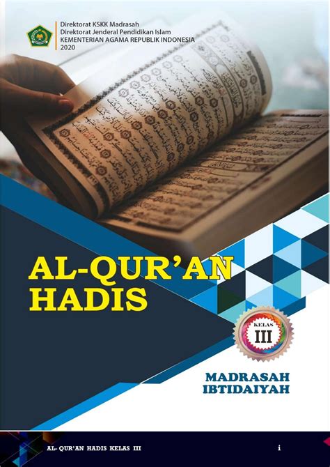 Buku Al Quran Hadist Mi Kelas Iii Kskk 2020 Subulas Salam Halaman 1