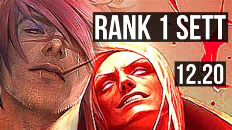 Sett Vs Vladimir Top Rank 1 Sett 6 Solo Kills 500 Games Tr