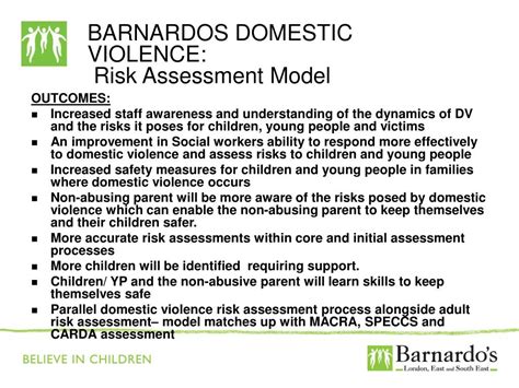 Ppt Barnardos Domestic Violence Risk Assessment Model By Claudette Malcolm Powerpoint