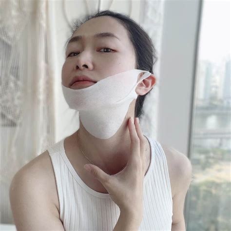 Double Chin Contour Cream And Masks Set Neck Firming Face Line Shaping