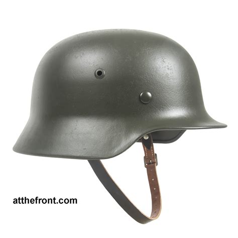 Original Wwii M35 German Helmets Refurbished Size 66 Shell 58 Or 59