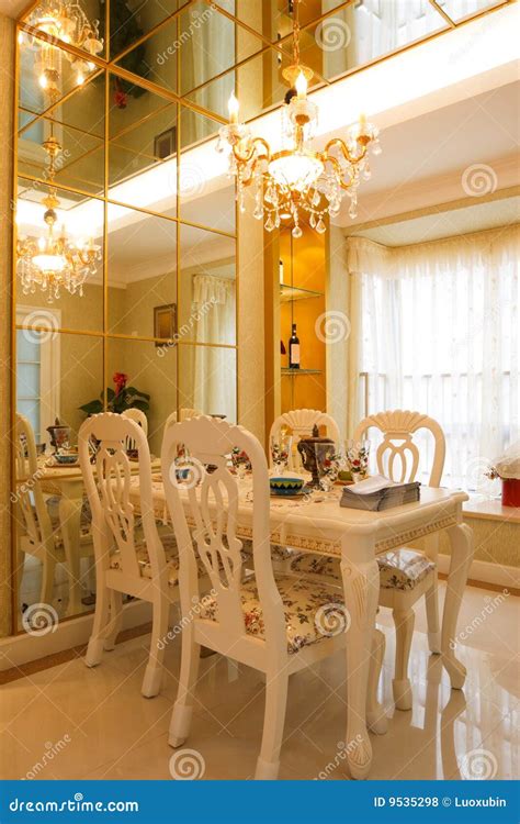 The Luxury Expensive Dining Room Interior Stock Photo Image Of Chair