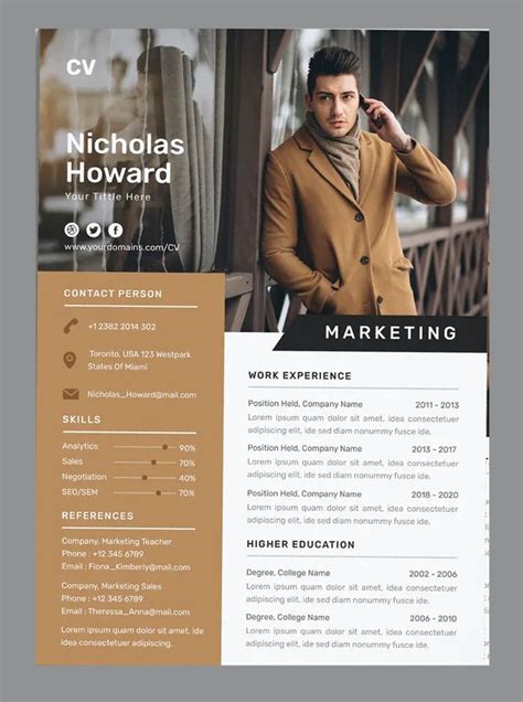 Professional Resume Cv Design Ai Eps Artofit