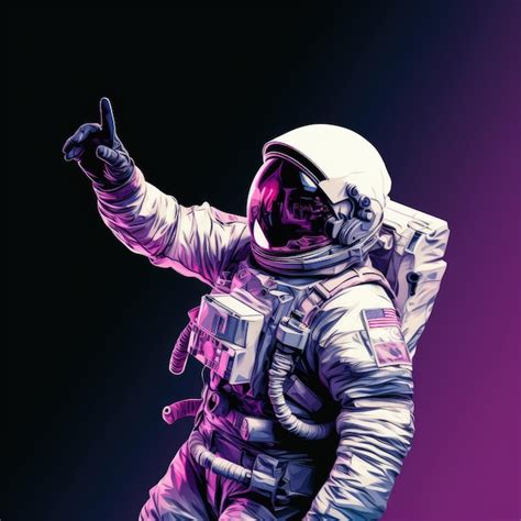 Premium AI Image | Out of This World Encounter The Astronaut's Mysterious Revelation