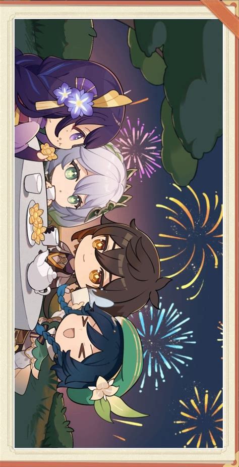 Why Dose It Look Like Venti Is Throwing Water At Zhounghli Genshin