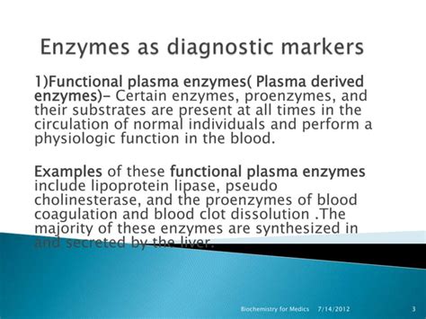 Clinical Enzymology PPT