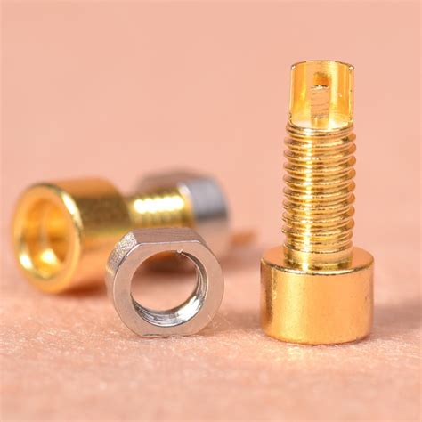 1 Pair MMCX Socket Female Socket Copper Gold Plated For Earphone