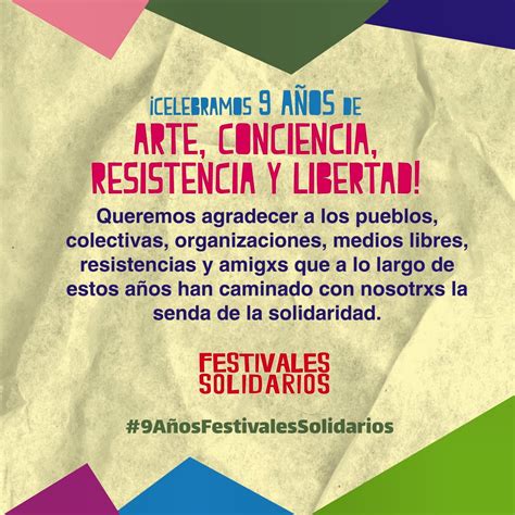 Festivales Solidarios On Twitter Hoy De Mayo Celebramos A Os De