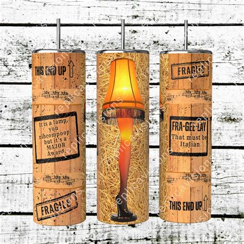 A Christmas Story Tumbler Leg Lamp Png Fragile Png Christmas Tumbler