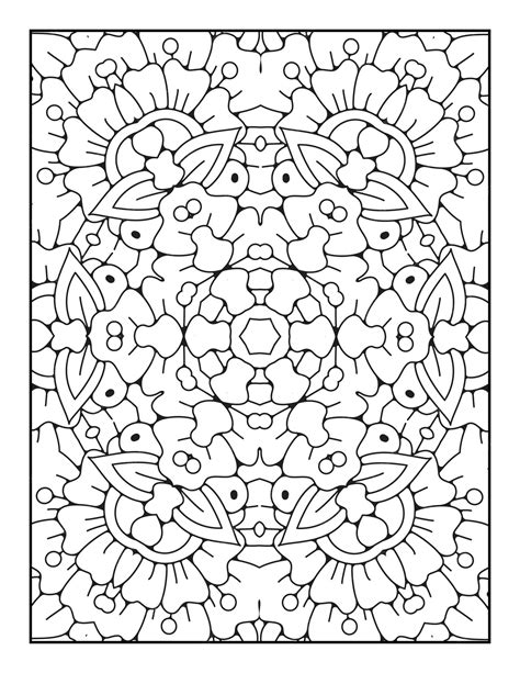 Premium Vector Mandala Coloring Page For Adults And Hand Drawn