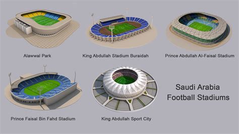 3D Saudi Arabia Football Stadiums Model - TurboSquid 2119981