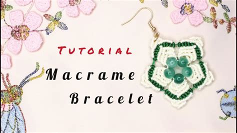 Macrame Earrings Tutorial How To Make Macrame Earrings With Beads