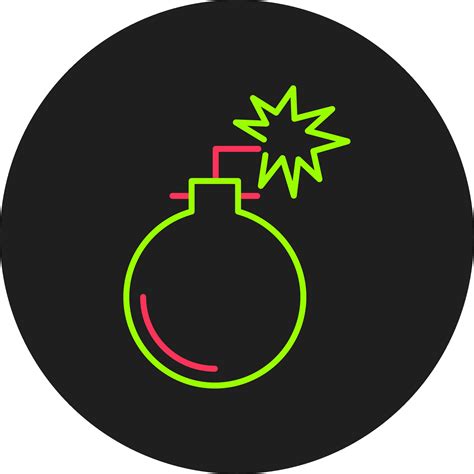 Bomb Glyph Circle Icon 37820984 Vector Art at Vecteezy