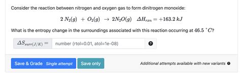 Solved Consider The Reaction Between Nitrogen And Oxygen Gas