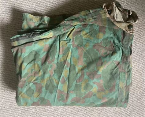 WW2 US USMC Marine Original Poncho Reversible Camouflage Original 2nd