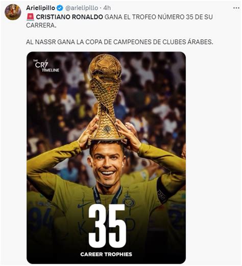 Cristiano Ronaldo Gana El Trofeo N Mero De Su Marca