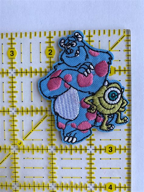 Monsters Inc Iron On Inspired Patch Monsters Inc Birthday Etsy