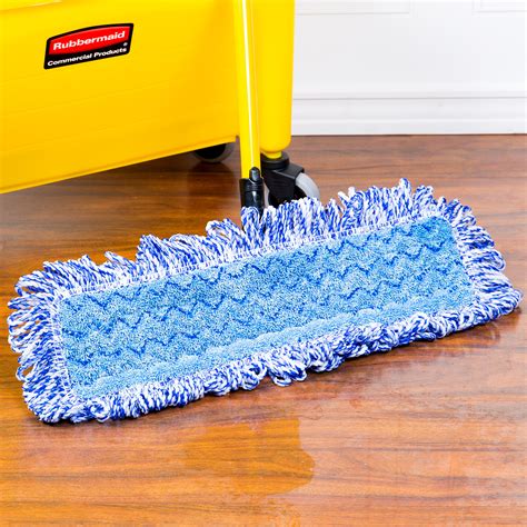 Rubbermaid Fgq Bl Hygen Microfiber High Absorbency Damp Mop Pad