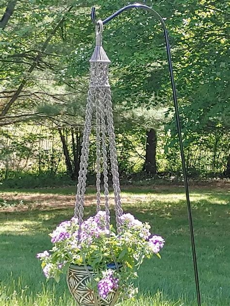 Large Birdcage Spiral Macrame Plant Hanger Indoor Outdoor Etsy