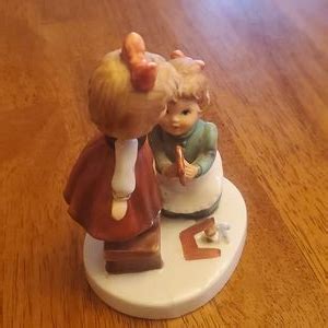 Napco Art Vintage Lefton China Girls Sewing Patch Figurine Poshmark