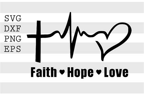 Faith Hope Love Svg Graphic By Spoonyprint · Creative Fabrica