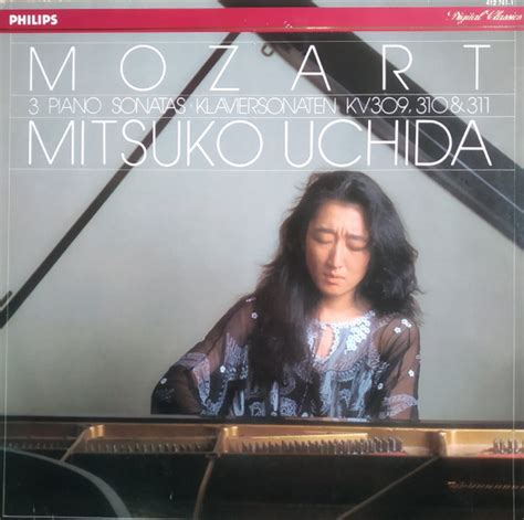 Mozart Mitsuko Uchida 3 Piano Sonatas Klaviersonaten KV309 310