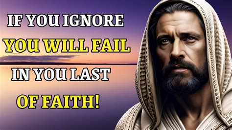 God Says If You Ignore This You Will Fail In Your Test Of Faith God