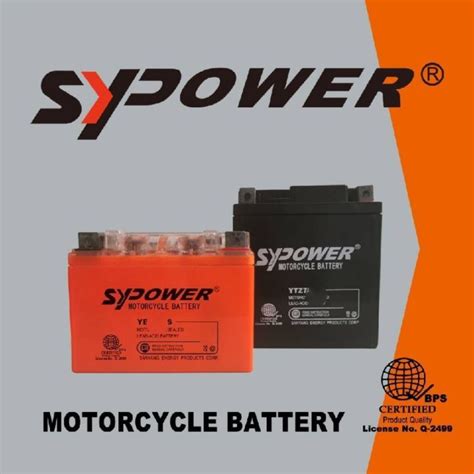 SYPOWER MOTOR BATTERY 12N6 5L BS Lazada PH