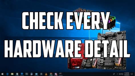 Best Software To Check Every Hardware Detail Youtube