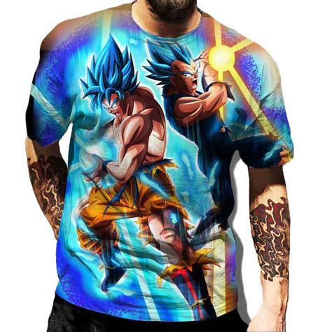 Anime Vegeta Tshirt Ejderha Topları T Shirt Erkek Tişört Klasik Erkek