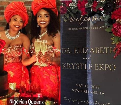 Nigerian Lesbian Couple Ties The Knot In Spectacular U S Wedding