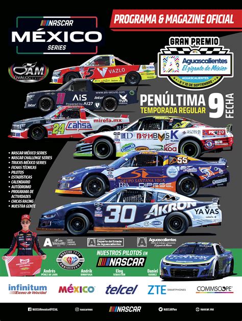 PROGRAMA OFICIAL NASCAR MÉXICO SERIES FECHA IX 2023, GRAN PREMIO ...