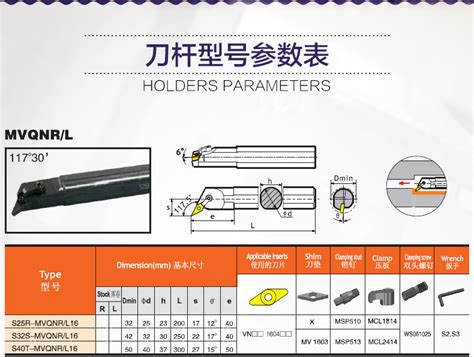 China Internal Turning Tool Holder S R Mvqnr Lathe Boring Bar Cnc