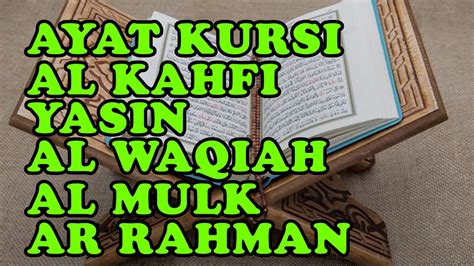 Dzikir Pagi Pembuka Pintu Rezeki Surah Al Kahfi Ar Rahman Al Waqiah