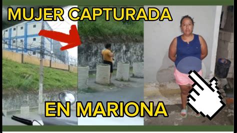 Mujer Capturada Por Tomar Objetos Il Citos En Mariona Youtube