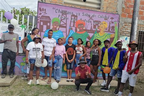 Mural Inguapí Chiricana ConvidArte Tumaco Colombia Lazos de Agua